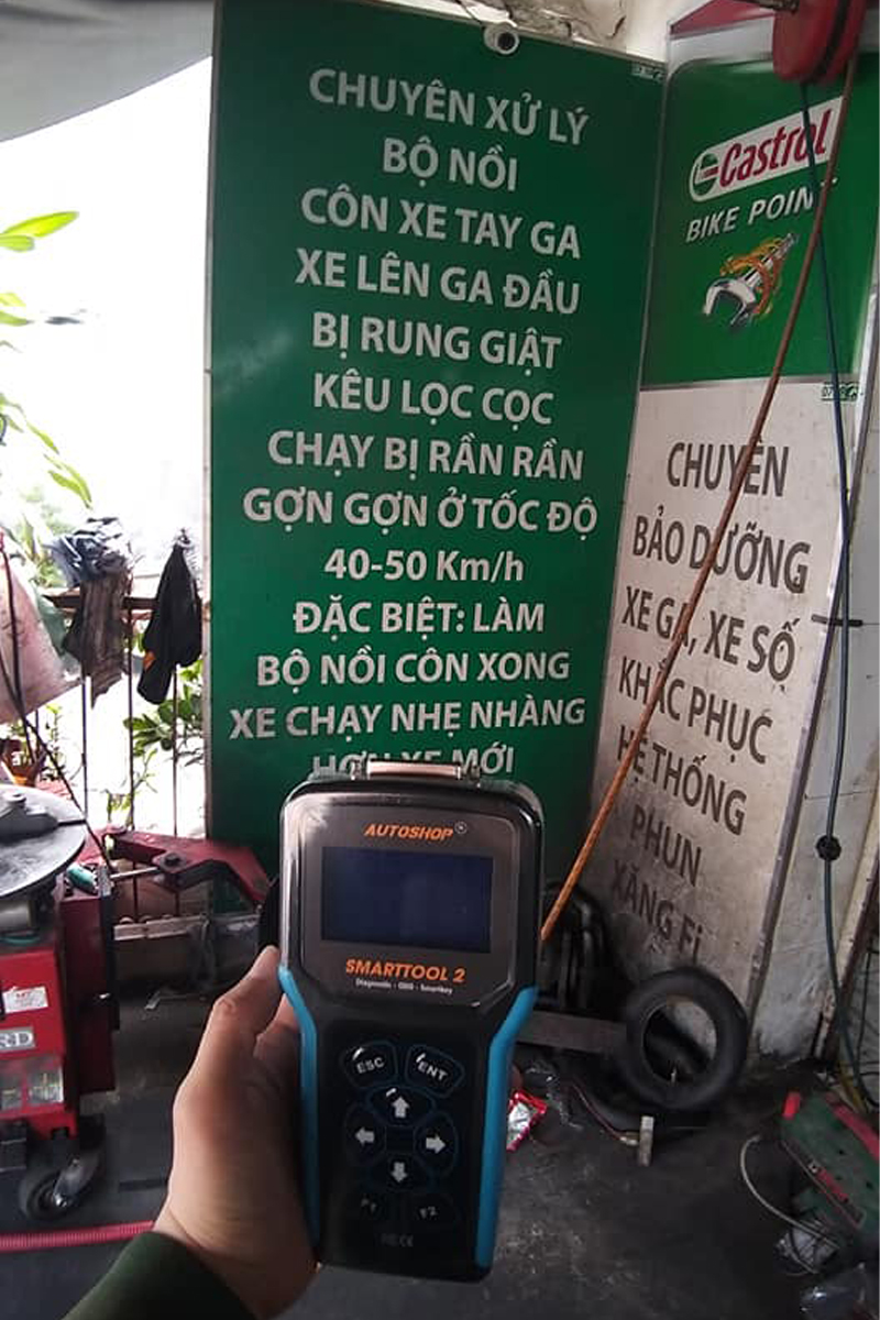 đọc lỗi xe máy được bàn giao